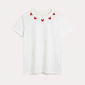 Corazones Cuello Blanca
