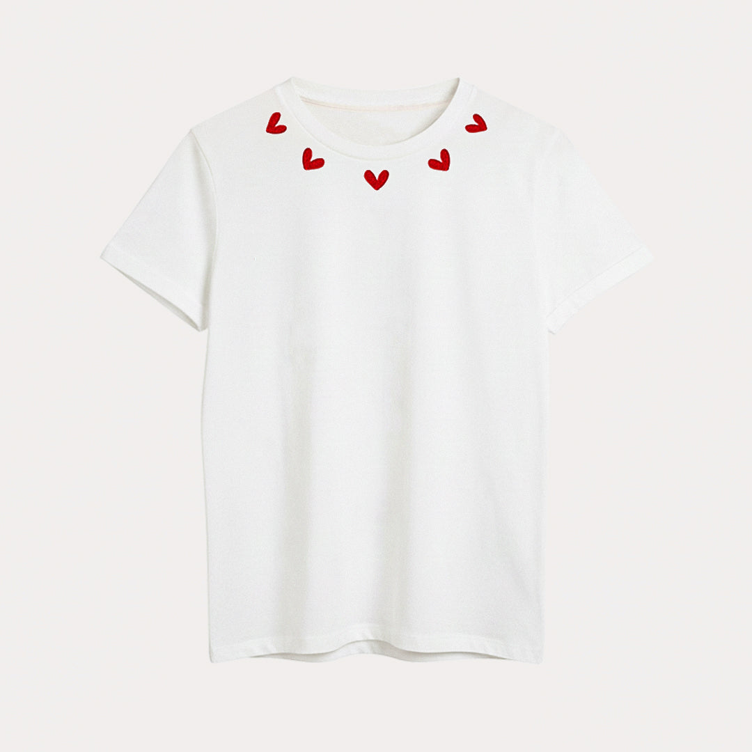 Corazones Cuello Blanca