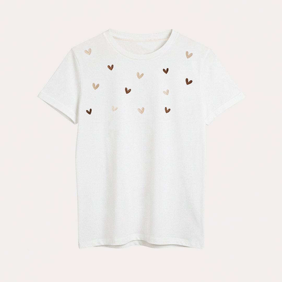 Corazones Marfil